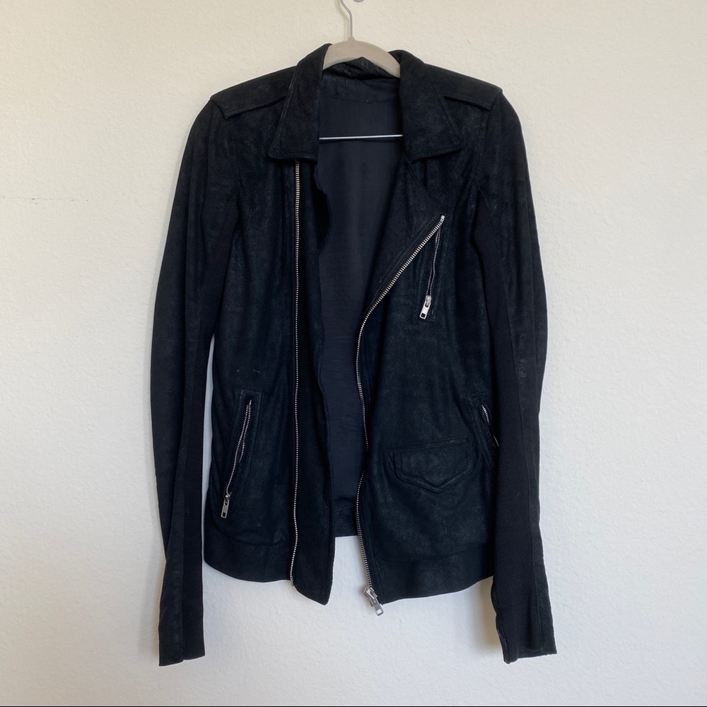 Rick Owens Blistered Leather Jacket